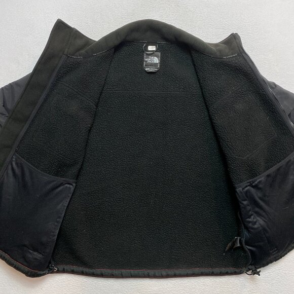 Vintage The North Face Salinas Jacket Mens M Black Heavyweight Fleece Full Zip - Picture 8 of 14